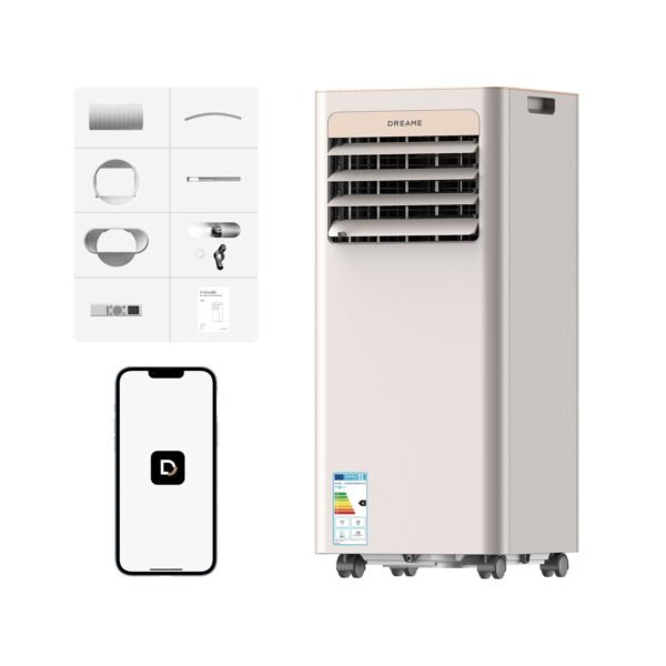 Clim connectée Wi-Fi 9 000 BTU diffusion 3D — pièce jusqu’à 25 m²
